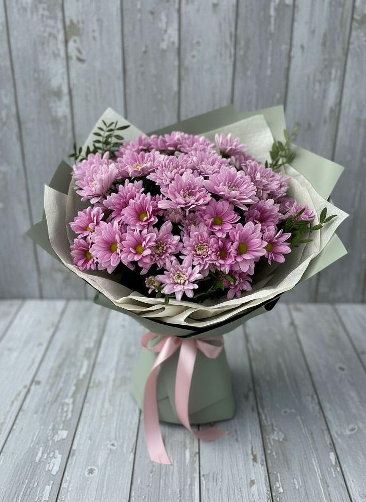 Букет цветов из: Хризантемы в Зетеречный