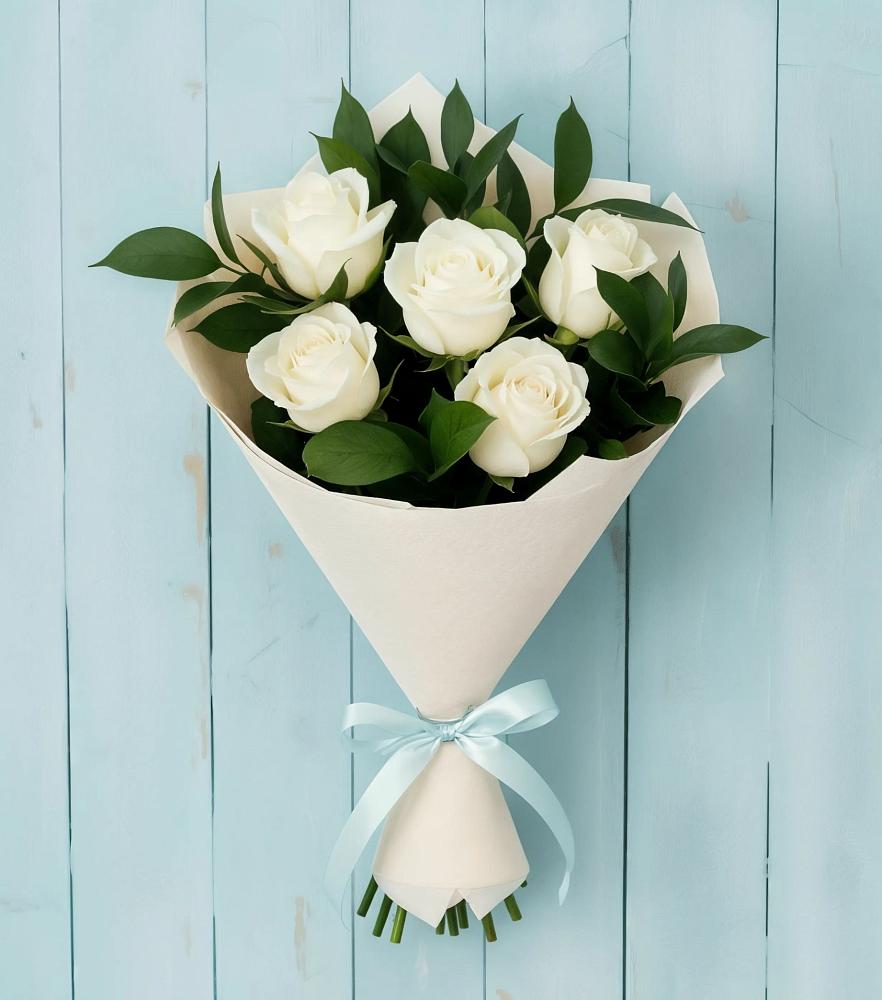 Букет цветов из: Розы в Зетеречный