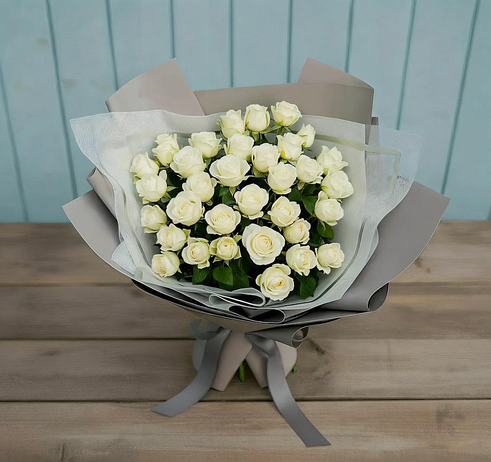 Букет Белоснежная нежность в Зетеречный