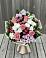 Букет цветов из: Альстромерии, Гвоздики, Розы и Хризантемы в Зетеречный