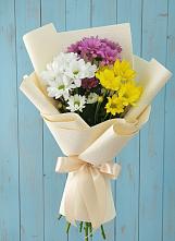 Букет цветов из:  Хризантемы в Зетеречный