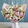 Букет цветов из: Альстромерии и Розы в Зетеречный