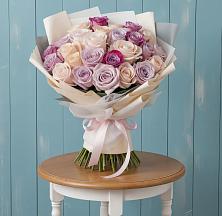 Букет цветов из:  Розы в Зетеречный