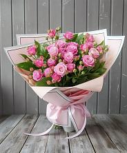 Букет Розовый кустик в Зетеречный