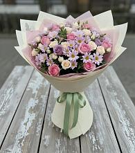 Букет цветов из:  Розы и Хризантемы #REPLACE_PRED# Зетеречный