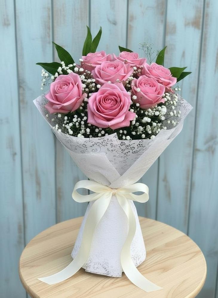 Букет цветов из: Розы в Зетеречный