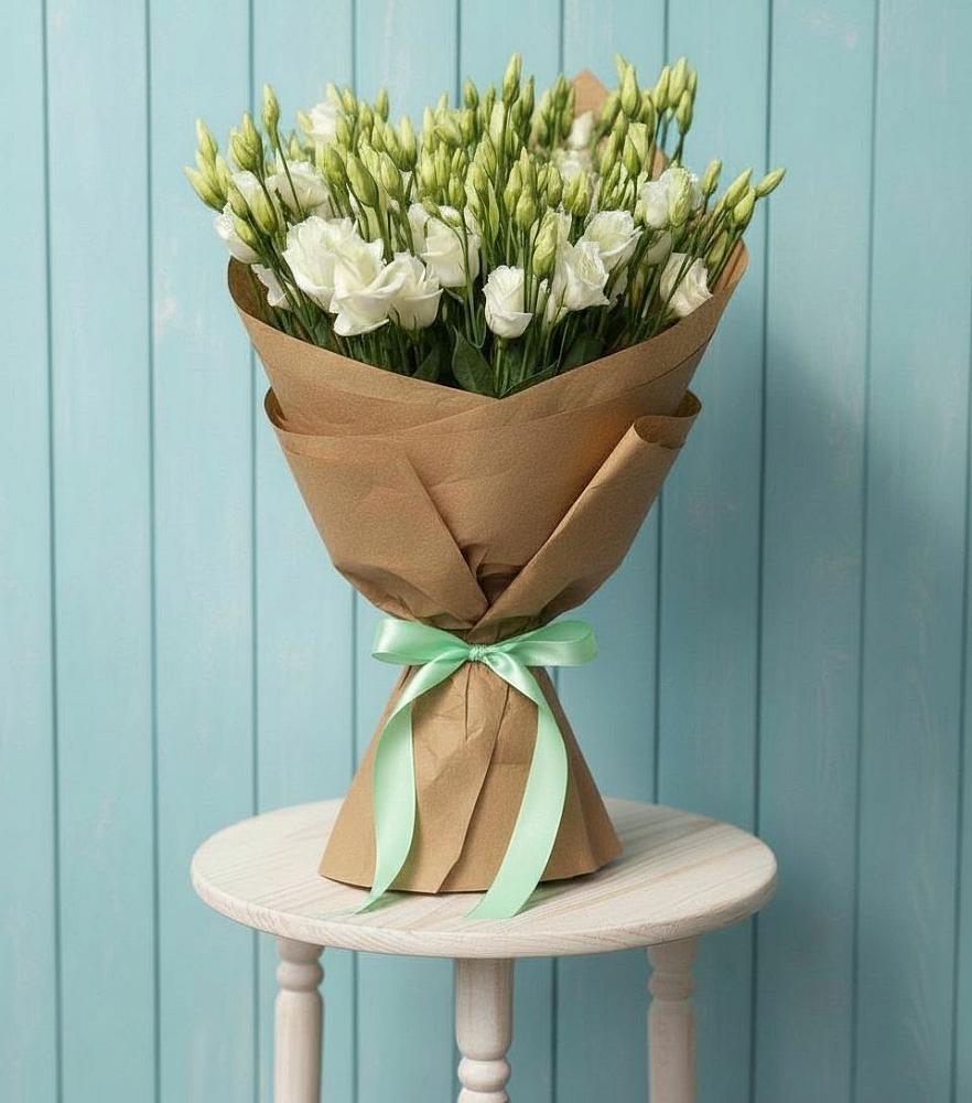 Букет цветов из: Лизиантусы в Зетеречный