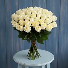 Букет 51 Белая роза Эдлесс Лав #REPLACE_PRED# Зетеречный