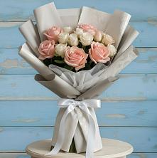 Букет цветов из:  Розы в Зетеречный
