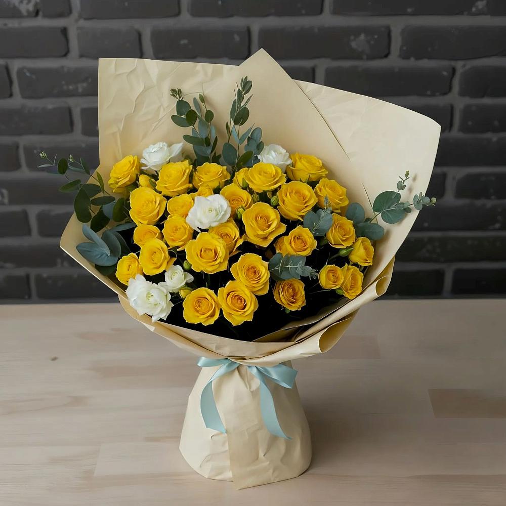 Букет цветов из: Розы в Зетеречный