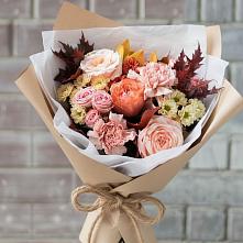 Букет цветов из:  Гвоздики, Хризантемы и Розы #REPLACE_PRED# Зетеречный