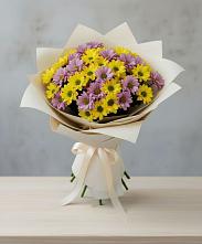 Букет цветов из:  Хризантемы в Зетеречный