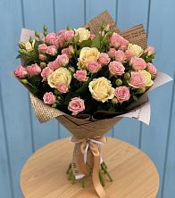 Букет цветов из:  Розы в Зетеречный