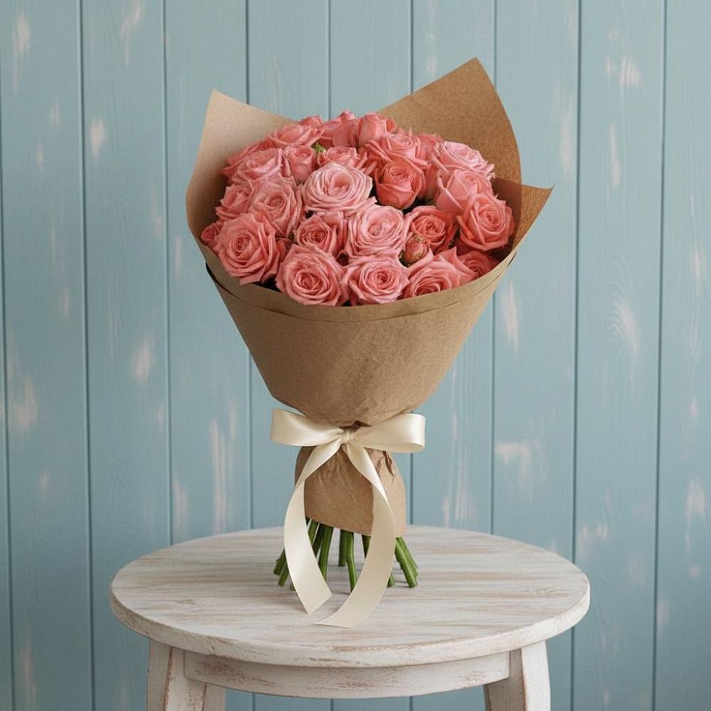 Букет цветов из: Розы в Зетеречный