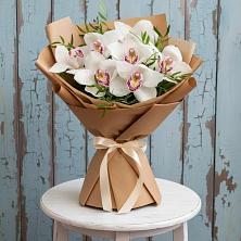 Букет цветов из:  Орхидеи и Розы в Зетеречный